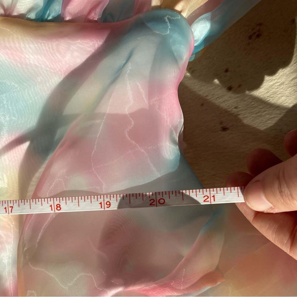 4XL Lover Era Pastel Puff Sleeve Mini Dress dreamy swiftie taylor swift spring - Picture 7 of 9